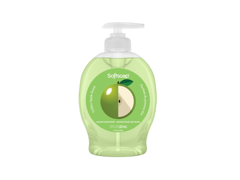 Soft Soap Liquid Hand Soap, Golden Apple Scent, 7.5 fl oz/221 mL