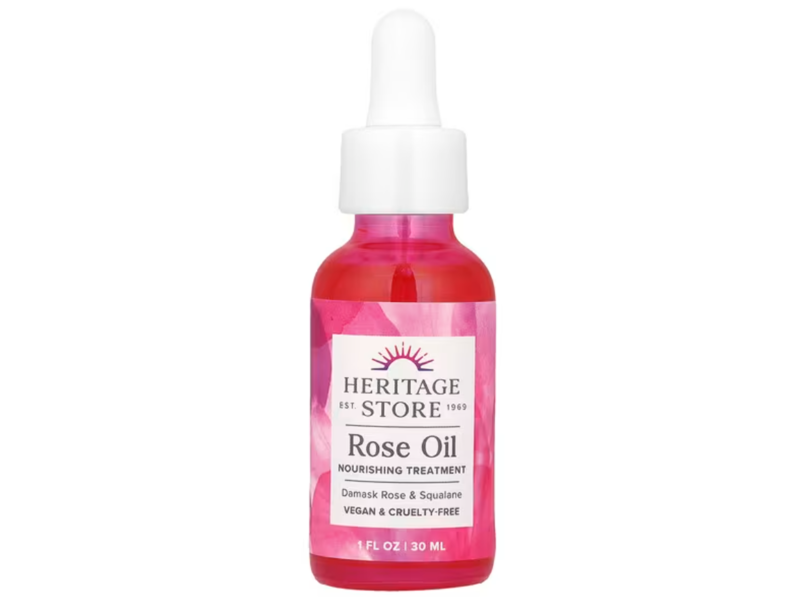 Heritage Store Nourishing Treatment, Rose Oil, 1 fl oz/30 mL