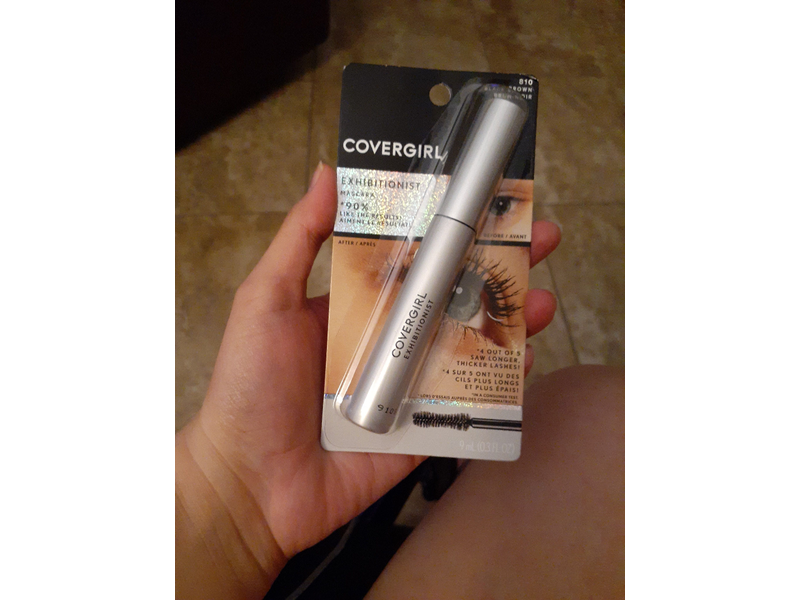CoverGirl Exhibitionist Mascara, Black-brown, 0.3 Ounce