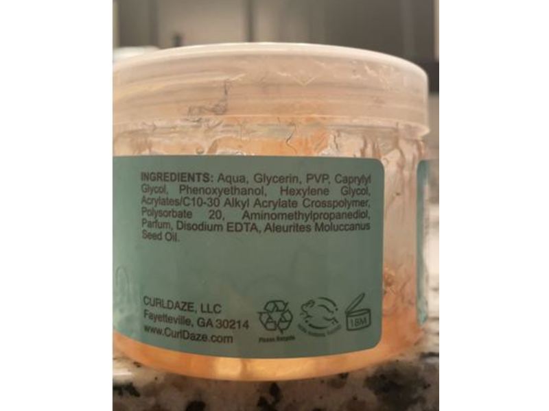 The Curldaze Glossy Shine Gel with Kukui Oil, 12 fl oz/354.8 mL