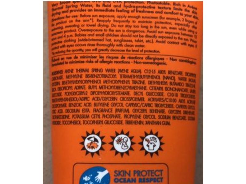 Avene Very High Protection Broad Spectrum Sunscreen, SPF 50+, 250 mL