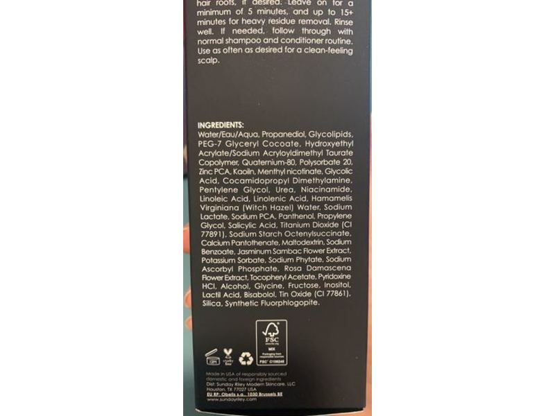 Sunday Riley Clean Rinse Clarifying Scalp Serum, 4 fl oz/120 mL