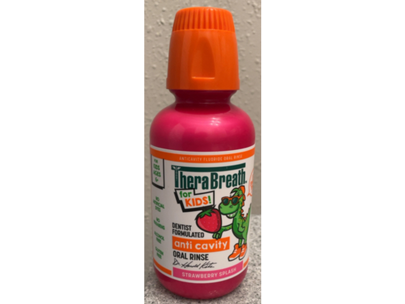 Therabreath Kids Oral Rinse, Strawberry Splash, 10 fl oz