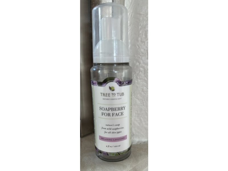 Tree To Tub Gentle Foaming Soapberry, Relaxing Lavender, 4 fl oz/120 mL