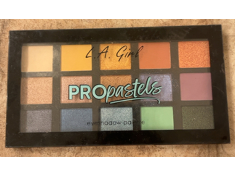 L.A. Girl Eyeshadow Palette, GES227 Pro Pastels, 0.63 oz/18 g
