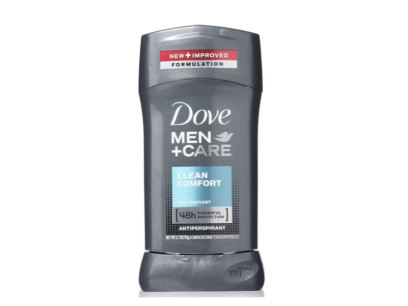 Dove Men +Care 48H Non-irritant Antiperspirant, Clean Comfort, 2.7 oz/76 g