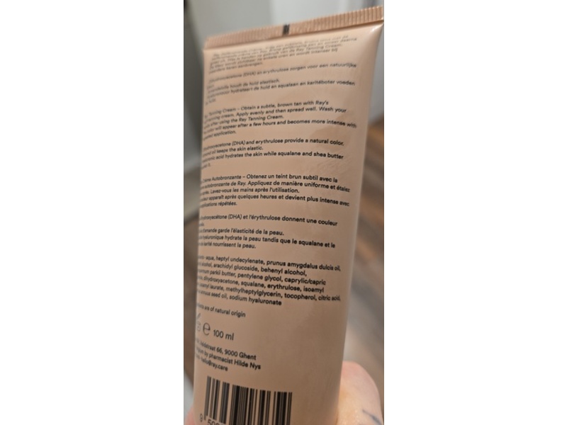 Ray Body & Legs Tanning Cream, 100 mL