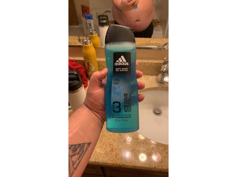 Adidas Ice Dive 3 in 1, 16 fl oz/473 mL