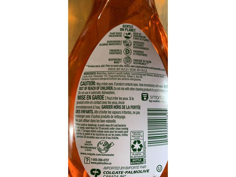 Palmolive Antibacterial Hand Soap & Dish Liquid, 30 fl oz/887 mL