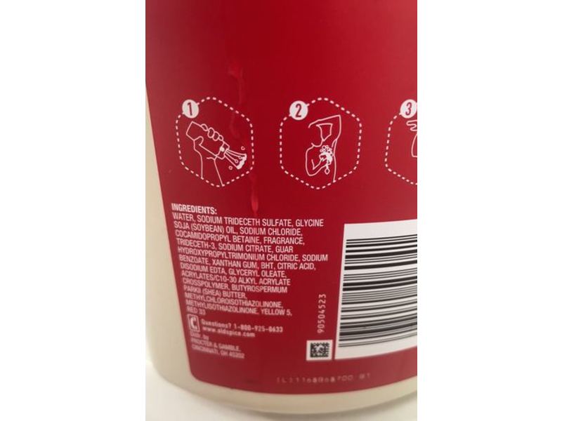 Old Spice Moisturize Body Wash, Shea Butter, 25 fl oz/739 mL