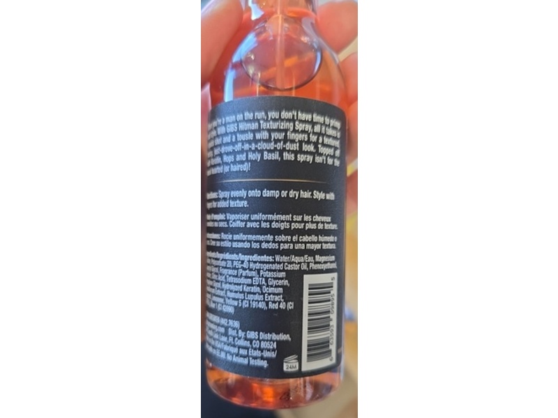 Gibs Grooming Hitman Texturizing Spray, 5.75 fl oz/170 mL