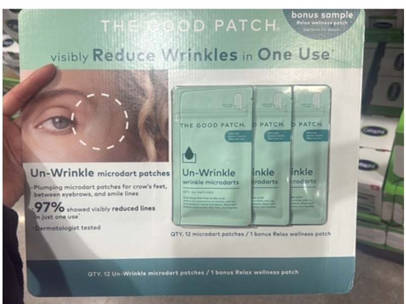 The Good Patch Un-Wrinkle Microdarts Patches, Pack Of 4, 16 Count