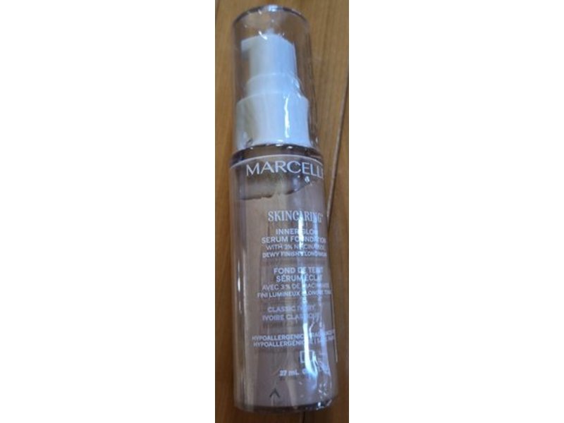 Marcelle Skincaring Inner Glow Serum Foundation, Classic Ivory, 0.91 fl oz/27 mL