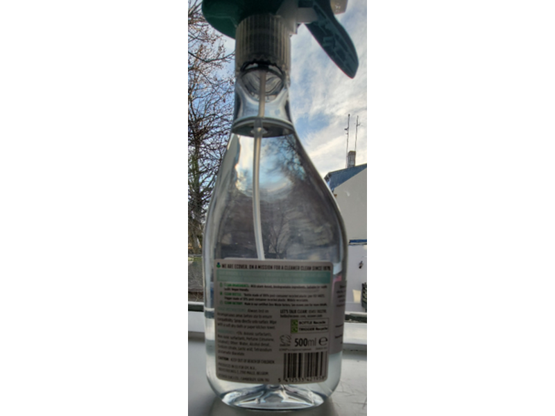 Ecover Window & Glass Cleaner, Green Tea & Grapefruit, 500 mL
