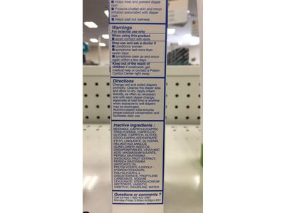 mustela diaper cream ingredients