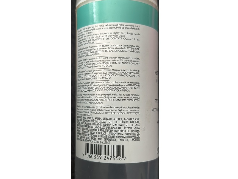 Ren Clearcalm 3 Clarifying Clay Cleanser, 5.1 fl oz/150 mL