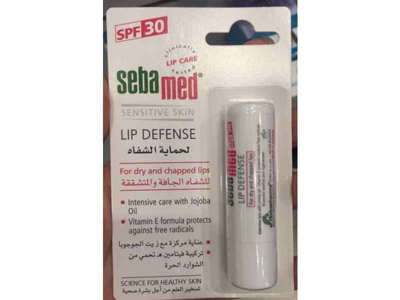Sebamed Lip Defence, Sensitive Skin, SPF 30, 4.8 g