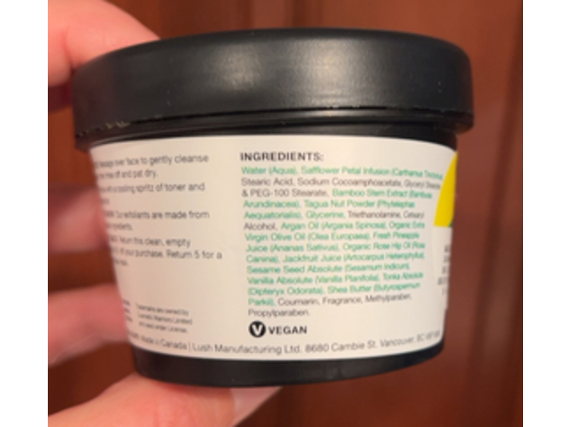 Lush Happy Skin Enzymic Facial Exfoliator, 3.5 oz/100 g