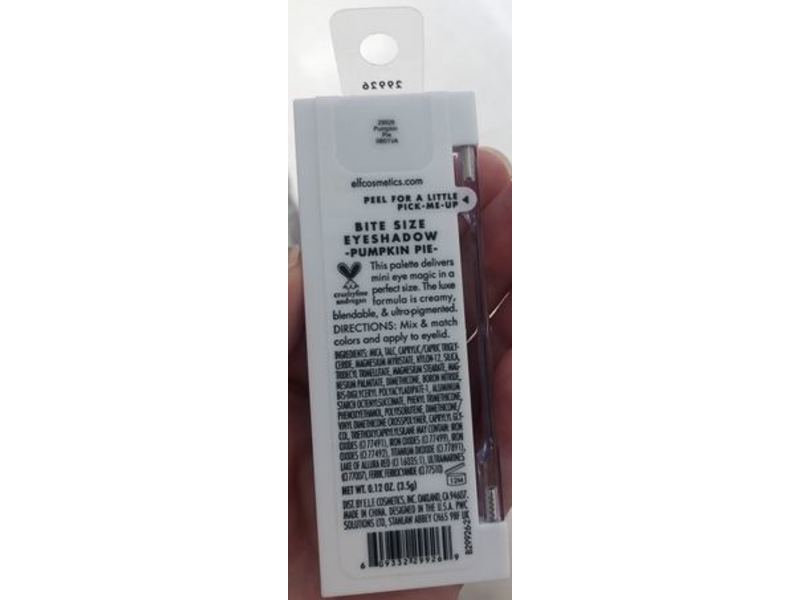 E.l.f Cosmetics Bite Size Eyeshadow, Pumpkin Pie, 0.12 oz/3.5 g