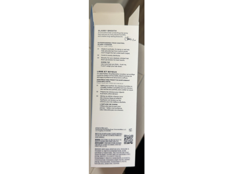 Chris McMillan The Glassy Smooth Blowdry Spray, 6.76 fl oz/200 mL