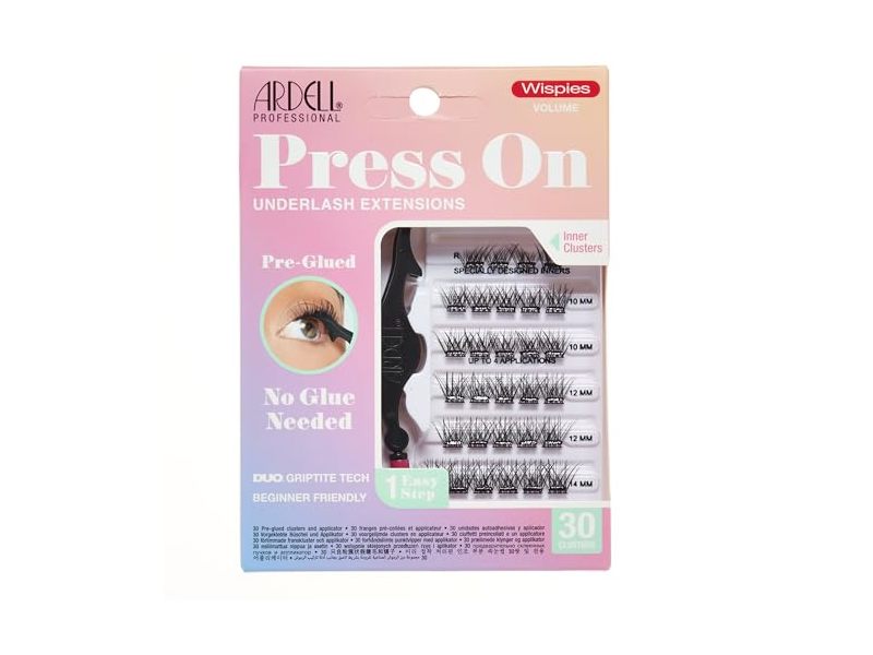 Ardell Press On Pre-Glued Underlash Extension, Wispies Volume, 30 Count