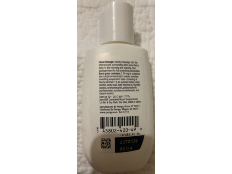 Ciclopirox Olamine Topical Suspension USP, .77%, 30 mL Perrigo