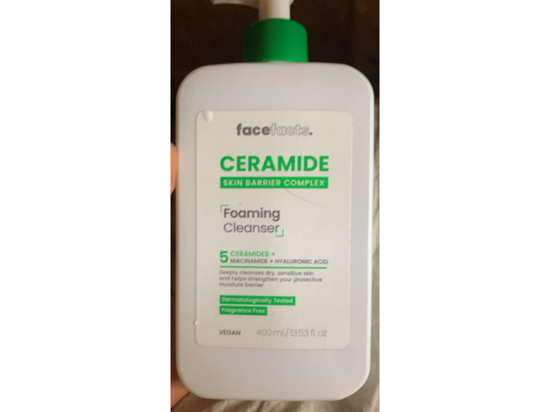 Face Facts Ceramide Skin Barrier Complex Foaming Cleanser, 13.53 fl oz/400 mL
