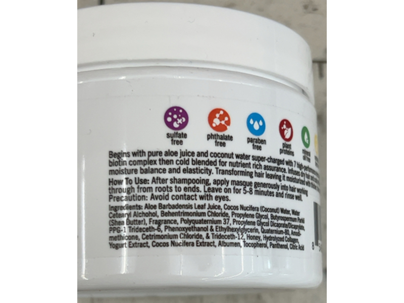 Real Raw Smoothie Coconut Curls Curl Quench Mask, 12 oz