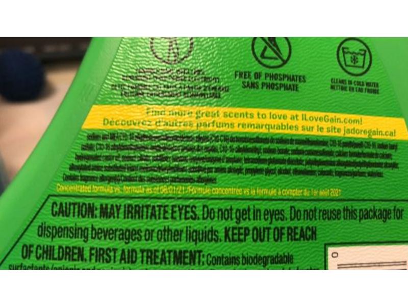 Gain + Aroma Boost Laundry Detergent, Original, 45 Loads, 65 fl oz/1.92 L