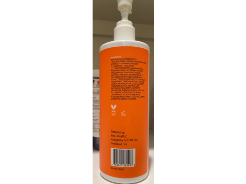 Mirai Purifying & Deodorizing Hair Shampoo, Persimmon Extract Camellia, 13.5 fl oz/400 mL