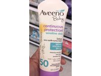 Aveeno Baby Continuous Protection Sensitive Skin Zinc Oxide Sunscreen Lotion, SPF50, 30 fl oz/88 ml - thumbnail 2