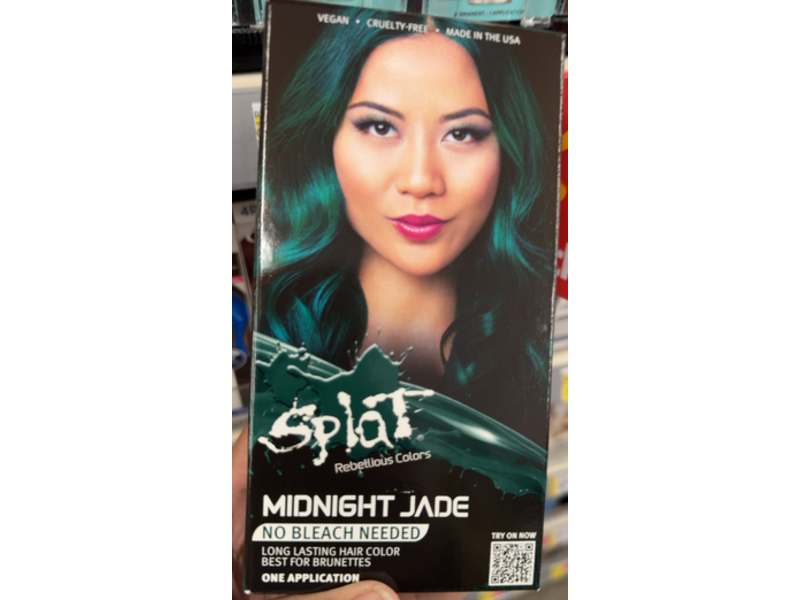 Splat Hair Rebellious Colors Midnight Jade, No Bleach Kit