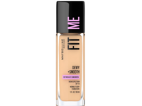 Maybelline New York Dewy + Smooth Fit Me Foundation, 118 Light Beige SPF 18, 1 fl oz/30 mL - thumbnail 1