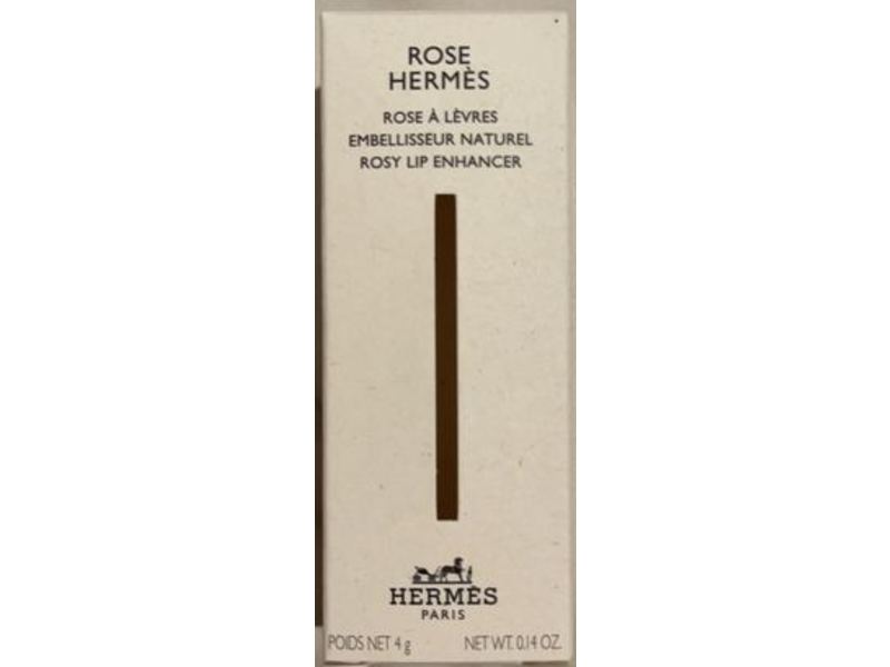 Hermes Rosy Lip Enhances, Rose Tan, 0.14 oz/4 g