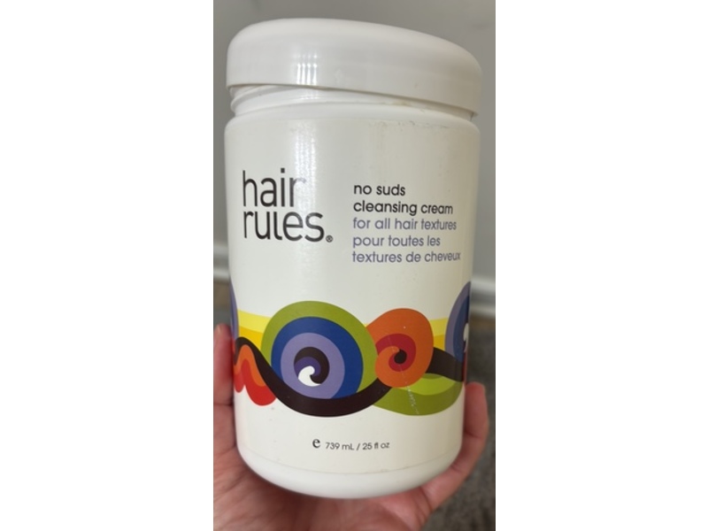 Hair Rules No Suds Cleansing Cream, 25 fl oz/739 mL