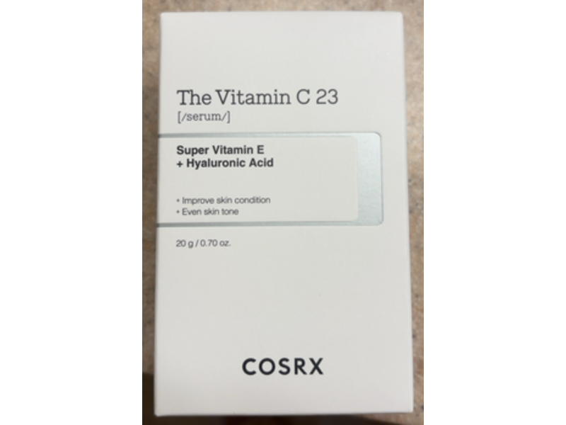 Cosrx The Vitamin C 23 Serum, Super Vitamin E+Hyaluronic Acid, 0.70 oz/20 g