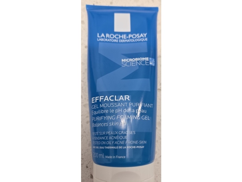 La Roche-Posay Effaclar Purifying Foaming Gel, 6.8 fl oz/200 mL