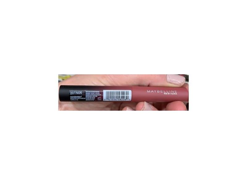 Maybelline New York Color Sensational Matte Lipstick, 599 More Mauve, 0.06 oz/1.7 g