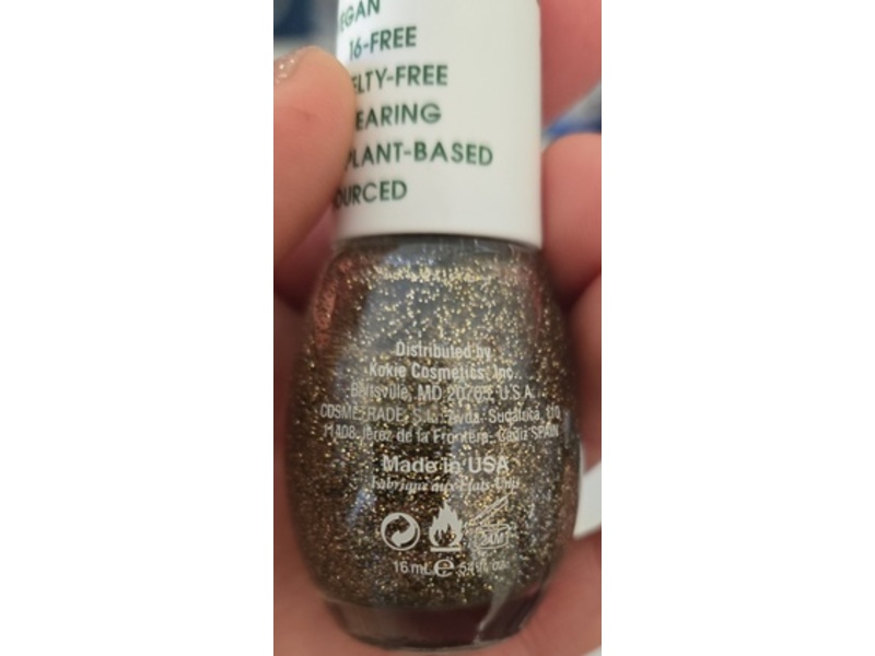 Kokie Green Polish, Starry-Eyed GP06, 0.54 fl oz/16 mL