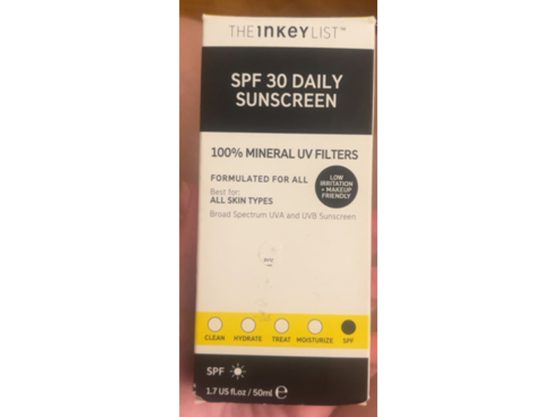 The Inkey List Daily Sunscreen, SPF 30, 1.7 fl oz/50 mL