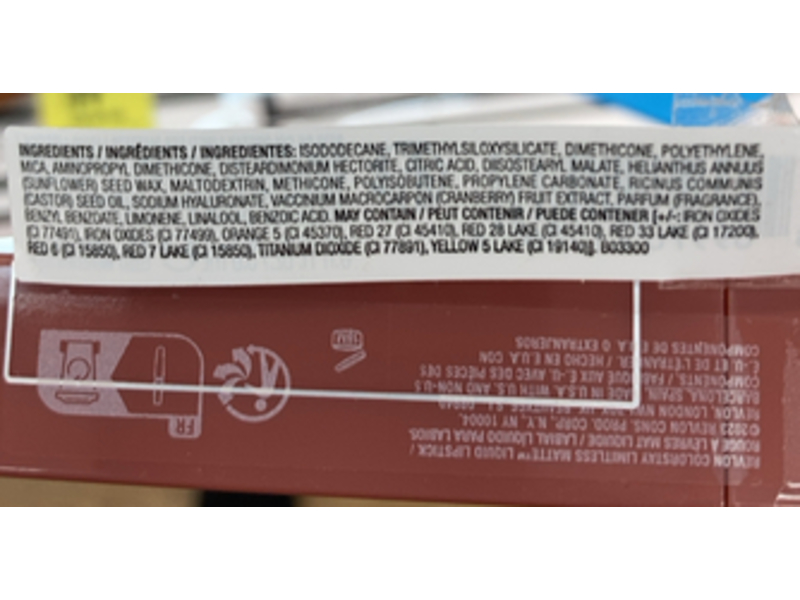 Revlon Colorstay Limitless Matte Liquid Lipstick, 06 Manifest, 0.17 fl oz