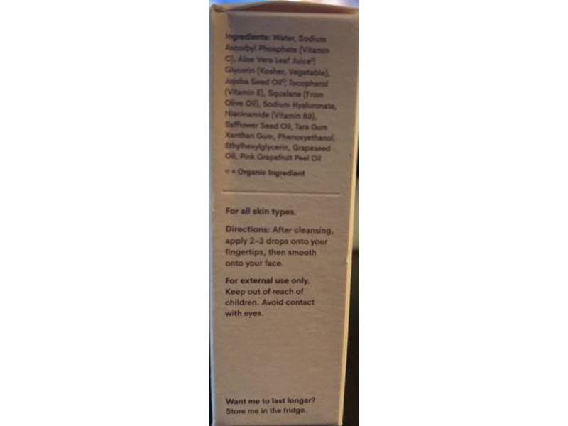 Fleur & Bee Nector Serum, Vitamin C ,1.0 fl oz/30 mL