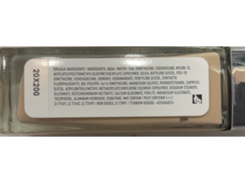 NYX Professional Makeup Can't Stop Won't Stop Full Coverage Foundation, 02 Alabaster, 1.0 fl oz/30 mL