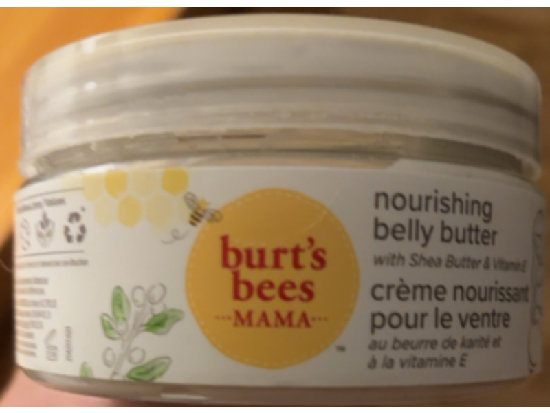 Burt's Bees Mama Nourishing Belly Butter, Shea Butter & Vitamin E, 6.5 oz/184.2 g