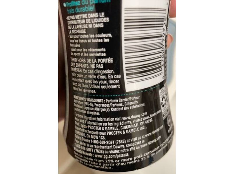 Downy Un Stopables In-Wash Scent Booster, Fresh, 5.7 oz/162 g