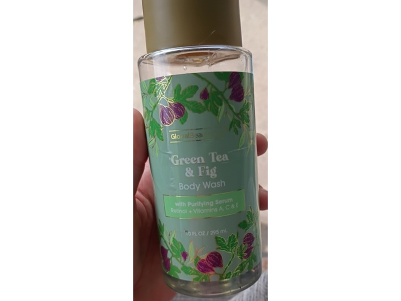Global Beauty Care Body Wash, Green Tea & Fig, 10 fl oz/295 mL