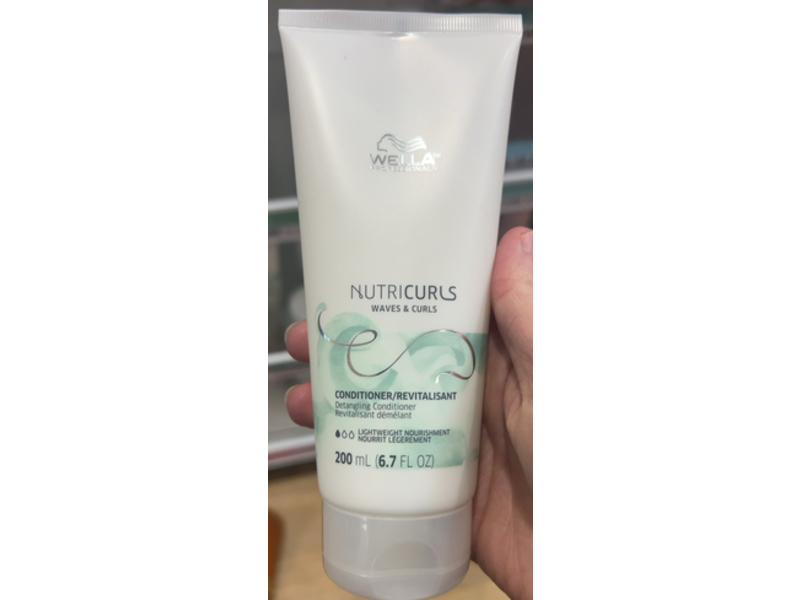 Wella Nutricurls Waves & Curls Conditioner, 6.7 fl oz/200 mL
