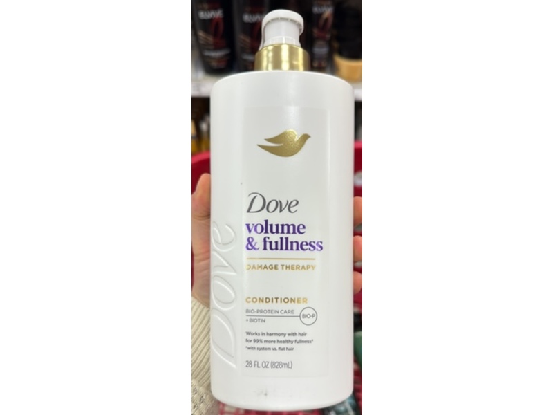 Dove Volume & Fullness Damage Therapy Conditioner, 28 fl oz/828 mL