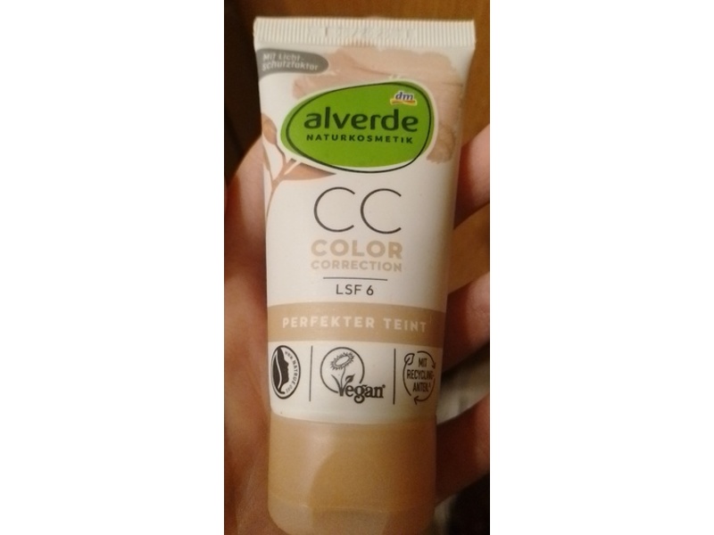 Dm Alverde CC Color Correction Teint, 1 fl oz/30 mL