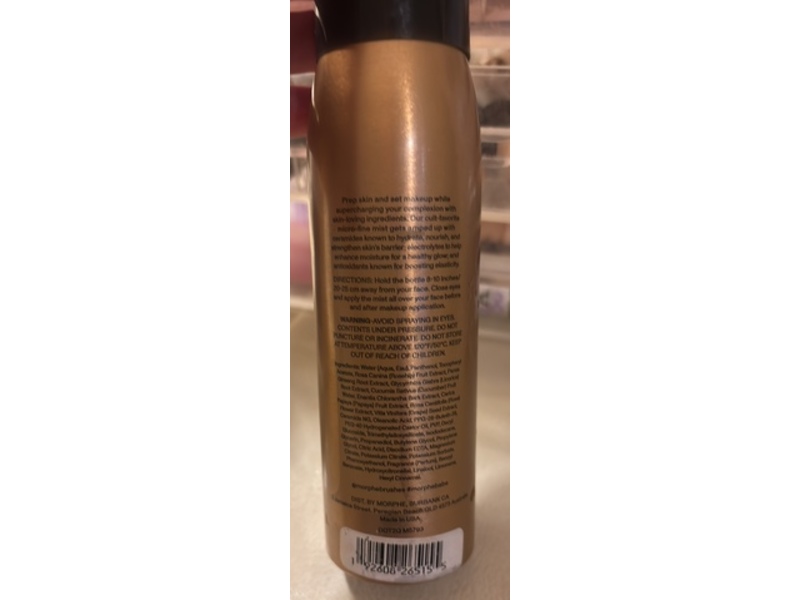 Morphe Continuous Prep & Set Mist, 2.8 oz/79.4 g